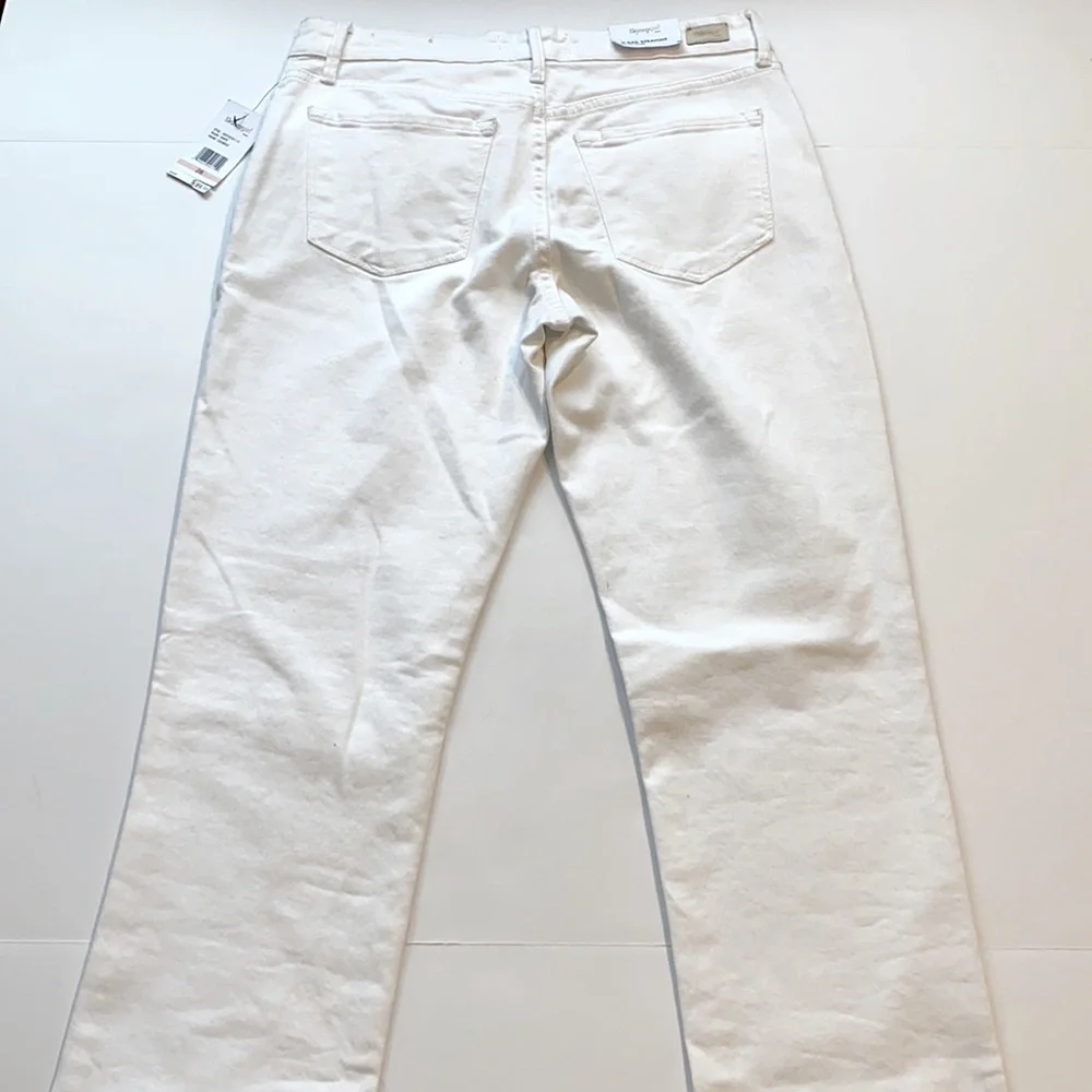 Skinny Girl SZ 28 White Rail Straight Midrise Denim Jeans New - Picture 13 of 13